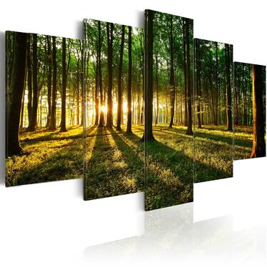 Wandbild ABENTEUER IM WALD 100x50 cm