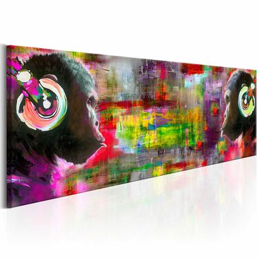 Wandbild MUSICAL DUET 120x40 cm
