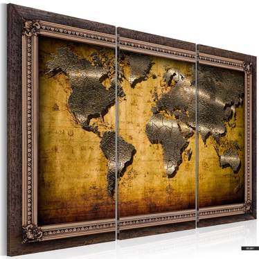 Wandbild THE WORLD IN A FRAME 60x40 cm