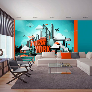 Fototapete WELCOME NEW YORK 400x280 cm