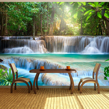 Fototapete EXOTISCHE WASSERFÄLLEN
