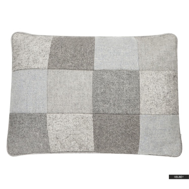 Dekokissen WOOL PATCHWORK 35x50 cm