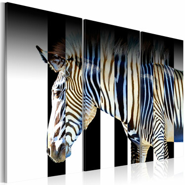 Wandbild STREIFEN - TRIPTYCHON 60x40 cm