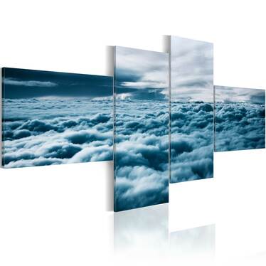 Wandbild DICHTE WOLKEN 200x90 cm