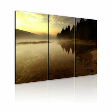 Wandbild ABEND AM SEE  60x40 cm