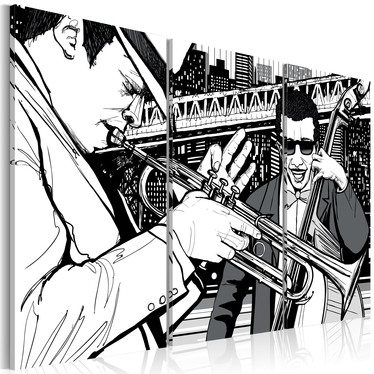 Wandbild JAZZKONZERT 60x40 cm
