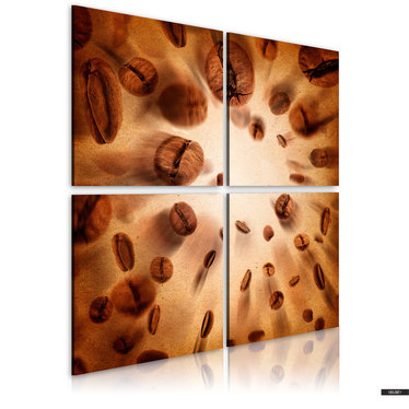 Wandbild ENERGETIC COFFEE 40x40 cm