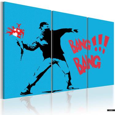 Wandbild BANG BANG! 120x80 cm