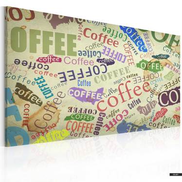 Wandbild COFFEE IS ALWAYS A GOOD IDEA 90x60 cm