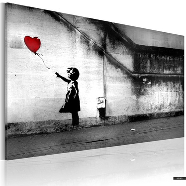 Wandbild HOFFNUNG by Banksy 60x40 cm