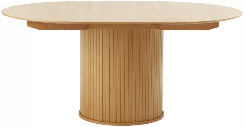 Ausziehbarer Tisch Gativel 120-167 cm Lamellen Eiche natur