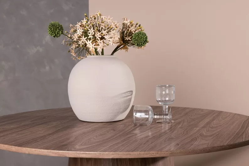 Esszimmertisch Aggreter rund 120 cm natur