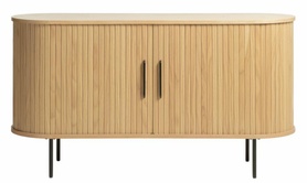Kommode Gativel 140x76 cm Lamellen Eiche natur