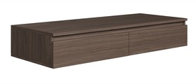 Wand-Bureau/Toaletka Bemmi mit Schubladen 120 cm Wisconsin-Nuss