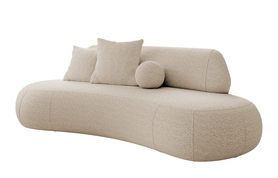 Sofa Balme hellbeige Boucle