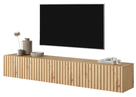 TV-Schrank Telire 175 cm Eiche Kunsthandwerk Lamellen