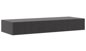 Schminktisch Nolie mit Schubladen hängend 110 cm Esche Portland Schwarz