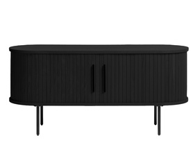 TV-Schrank Gativel 120 cm Eiche Schwarz
