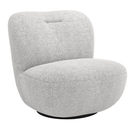 Drehstuhl Nicolino hellgrau Boucle