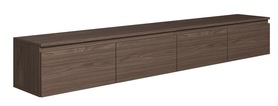 Wand-RTV-Schrank Bemmi 200 cm Wisconsin-Nussbaum