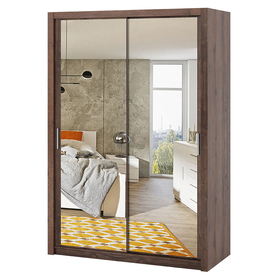 Rinker Schrank 150 cm mit Spiegel Eiche Kloster