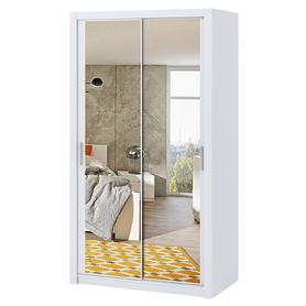 Rinker Schrank 120 cm mit Spiegel Weiß