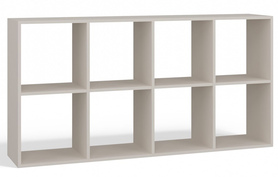 Offenes Regal Malax mit acht Regalen 147 cm Kaschmir