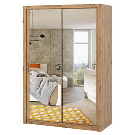 Rinker Schrank 150 cm mit Spiegel Artisan Eiche