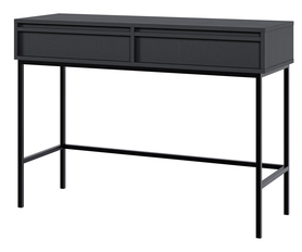 Toilette Evo mit Schubladen und Gestell 110 cm Schwarz