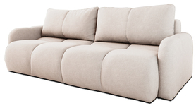 Ecksofa Potto mit Aufbewahrungsboxen in beige Chenille