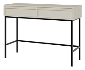 Schminktisch Evo mit Schubladen und Gestell 110 cm Sandbeige