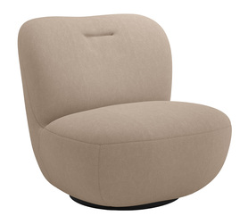 Drehstuhl Nicolino beige Velvet, leicht zu reinigen