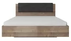 Łóżko ze stelażem Varse 160x200 cm dąb sand grange